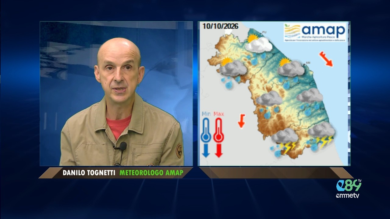 TGEMME. Il meteo dei prossimi giorni in collaborazione con AMAP (4.9.26)