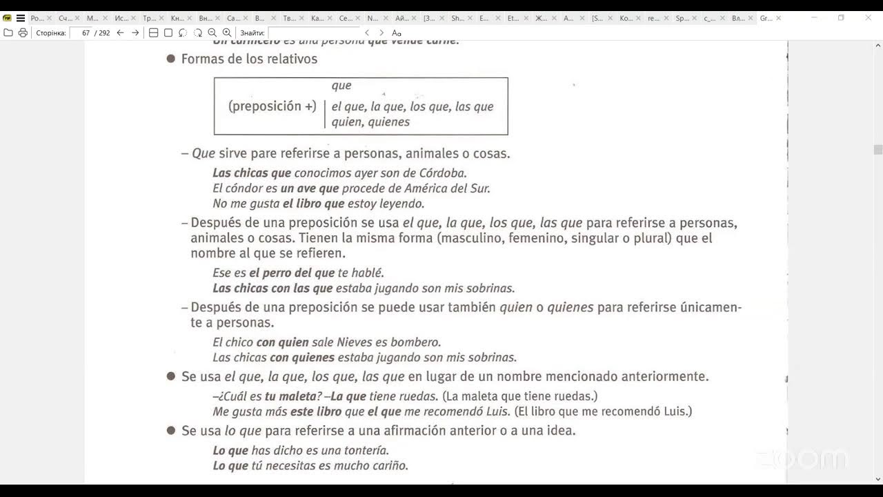 ❗Gramática de uso del español⚡💯 28😱✨🎁💰que, el que, quien ...🍀💏❗ Relativos (1)🧿