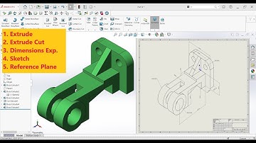 ☑️Solidworks Tutorial | How to make 3D isometric drawing in solidworks