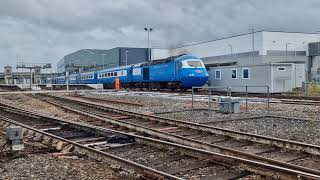 BLUE PULLMAN LEAVING EXETER ST DAVIDS