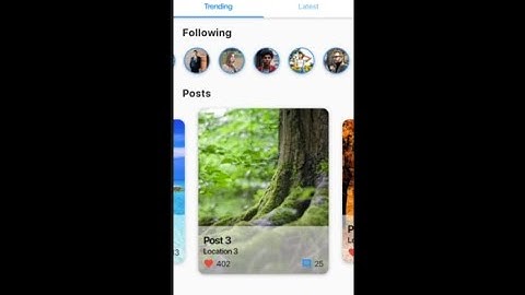 Flutter Social UI APP