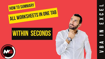 Super VBA-Macro to Summary All Worksheets in Excel