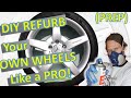 GET AWESOME DIY ALLOY WHEEL REFURBISHMENT RESULTS PART 1 - Refurbish / Repair Kerb Rash Full Restore