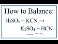 Balancing Chemical Equations