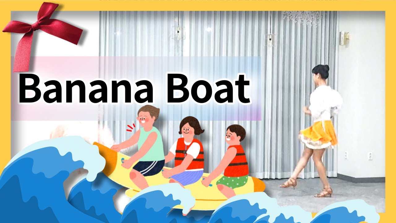 Banana Boat Line Dance ㅣ바나나 보트 라인댄스ㅣ살빠짐주의 라인댄스ㅣLuna Line Dance ㅣ루나라인댄스