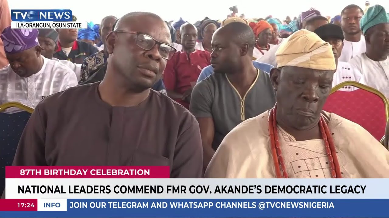 Pres. Tinubu Describes Fmr Gov. Adebisi Akande As A Committed Democrat