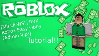 RBX Robox Easy Obby (TUTORIAL)