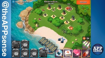 Deep Pockets (18) Single Player Island - Boom Beach Walkthrough