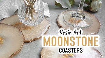 Resin Coasters - How to make agate, geode inspired coasters