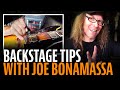 Joe Bonamassa sound check: backstage tips