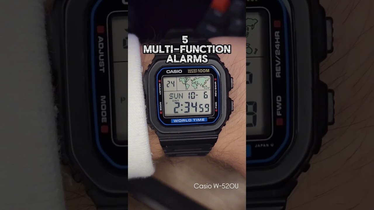 Very rare CASIO W-520U! #casio #watch casiowatch #rarewatch