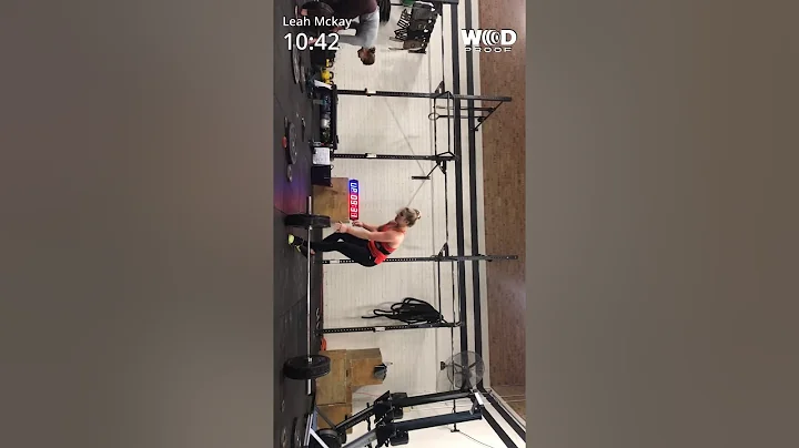 Leah McKay Torian Qualifier Workout 1 Clean and Jerk