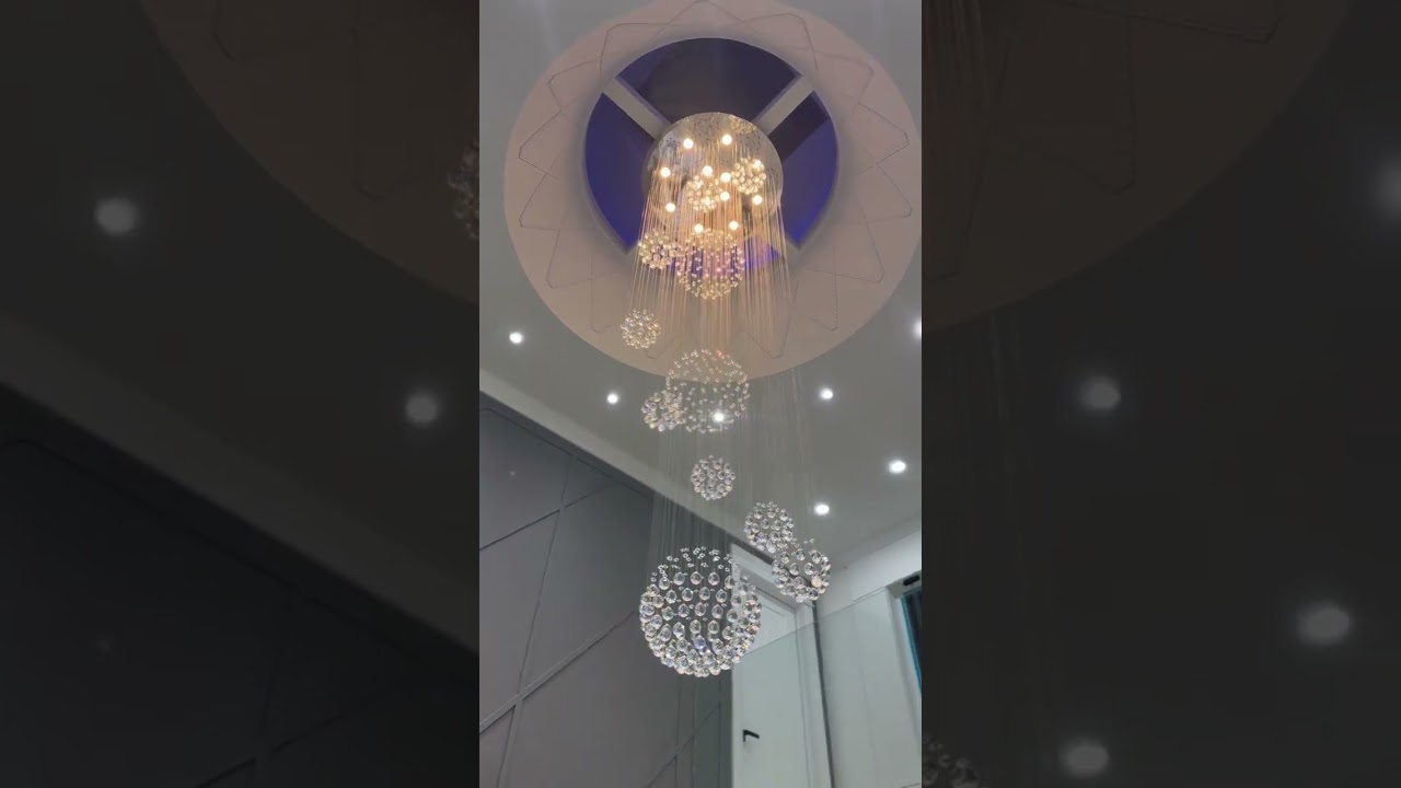 Spiral Crystal Chandelier — Kamatlux Lighting video preview