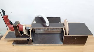 drum sander+disc sander by drill | 드릴로 드럼 샌더와 디스크 샌더 한번에 만들기