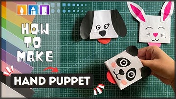 DIY Hand Puppet Idea| Paper Crafts for Kids | Origami Panda Hand Puppet 🐼