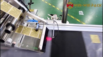 WIN-WIN PACK Automatic plane label machine with card feeder QL-812/Bag labeling machine/Label