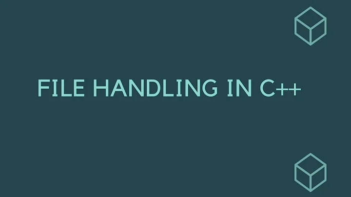 File Handling in C++