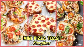 🍕Mini pizza toast recipe storytime| Ignoring my soon to be stepmom