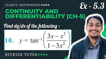 Find dy/dx if y = tan^-1(3x-x³/1-3x²) | Differentiate of tan inverse 3x minus x cube by 1 minus 3x