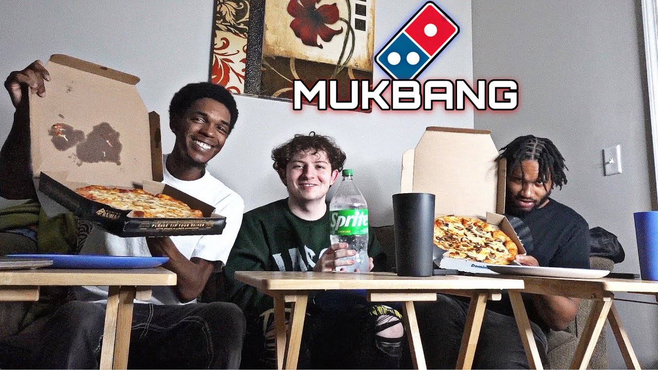 SEEING MY BROTHER AFTER 4 YEARS!! | Dominos Mukbang