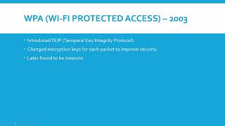 022 Wireless Networking   Wireless Encryption