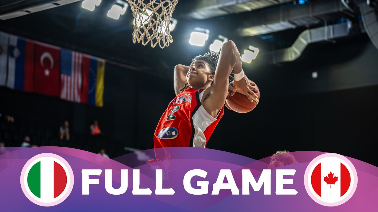 Round of 16 | Italy v Canada | Full Basketball Game | FIBA U17 Basketball World Cup 2026