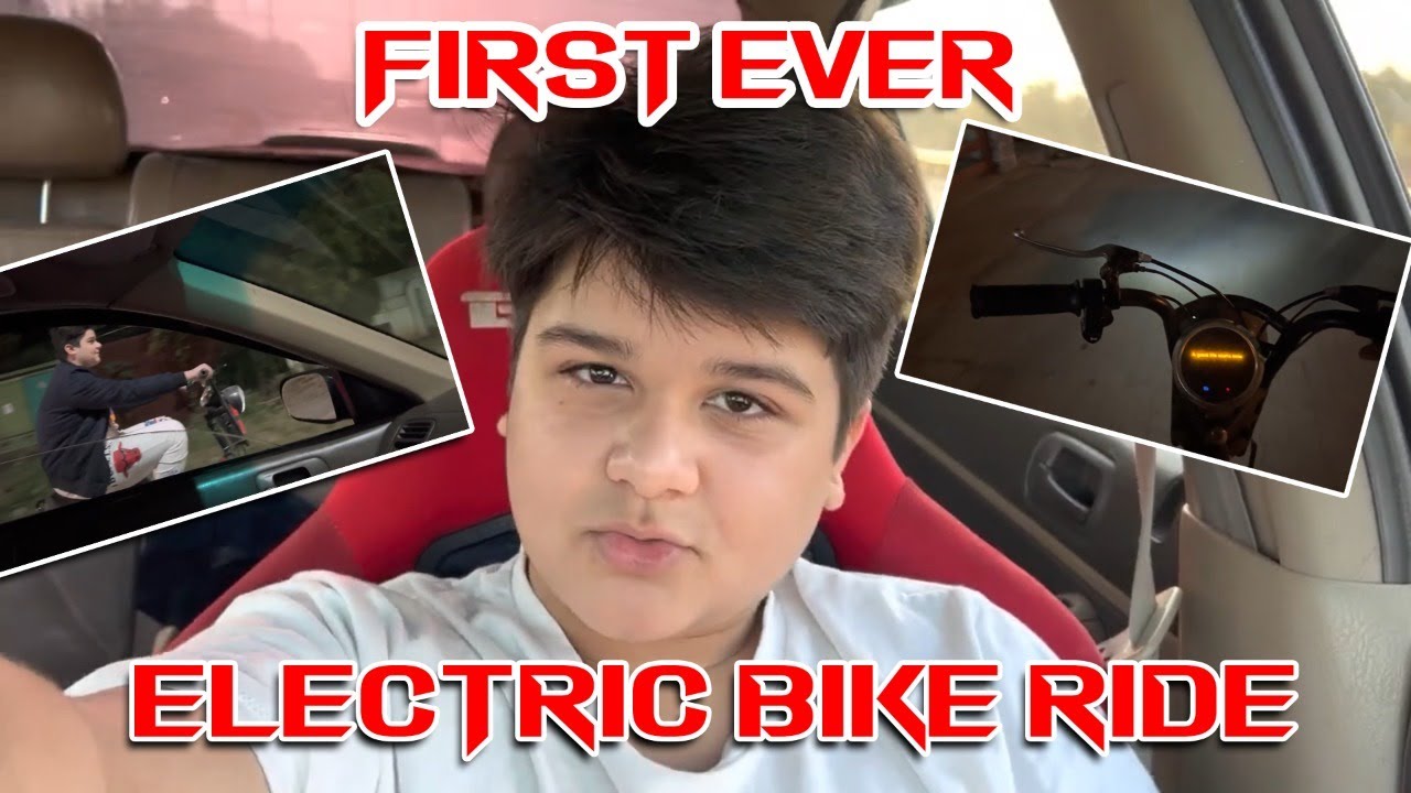 First Ever Electric Bike Ride Sami Khan Vlogs YouTube