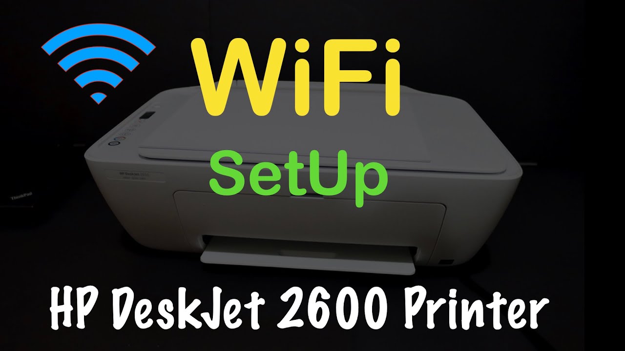 HP DeskJet WiFi SetUp !! -