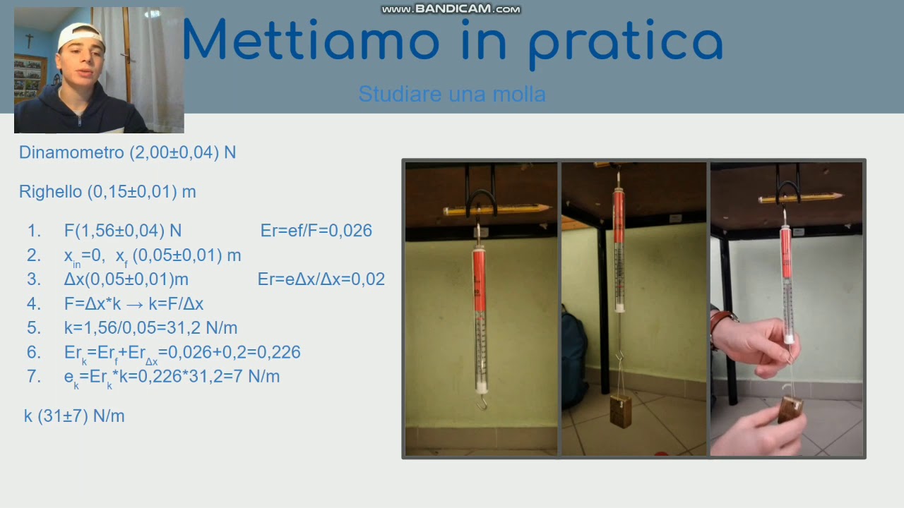 Legge di Hooke e oscillatore armonico