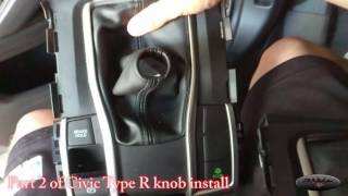 2017 Civic Type R Shift Knob install on base model LX part 2