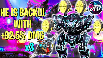 SPECTRE ORKAN IS BACK!! 3X OVERDRIVE UNIT +92.5% DMG Stronger Than Ever | War Robots MK2 WR Gameplay