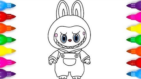 How To Draw Dada Labubu Have A Seat | The Monsters - Pop Mart | Easy Drawing Tutorial