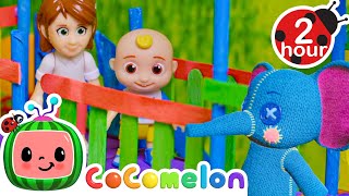 Yes Yes Play at the Playground | CoComelon Toy Play Learning | Nursery Rhymes for Babies