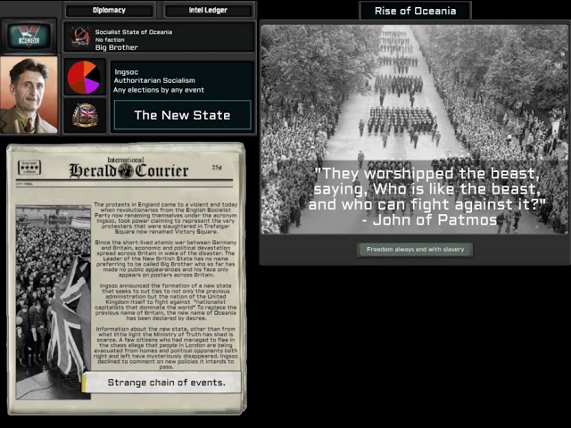 HOI4 TNO Custom Superevent: Literally 1984 - YouTube