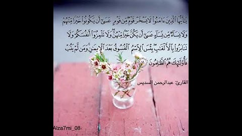 سورة الحجرات، الآية 11