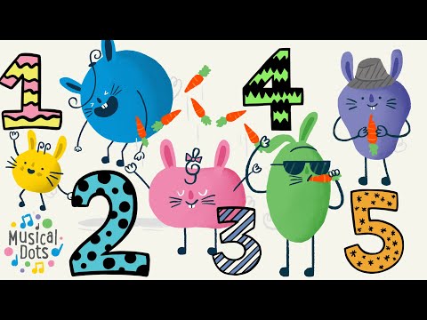 Counting Song | Funky Bunnies | Pop Songs for Kids | Nursery Rhyme Alternative | Musical Dots