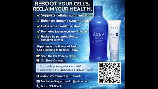 FRANK FROM ASEA - wonderful products for skin and health