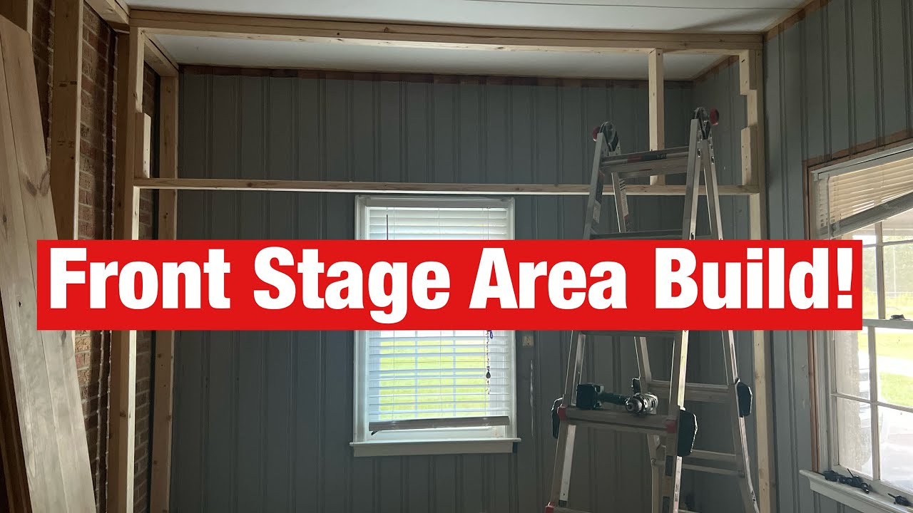 Front stage work dedicated home theater. 7.4.4 - YouTube