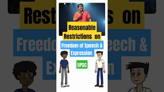 Freedom of Speech and Restrictions | Article 19 | UPSC #upsc #freedomofspeech #shorts