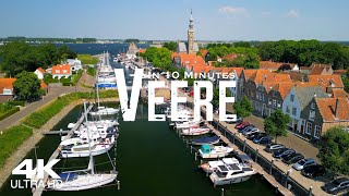 VEERE 2024 🇳🇱 Drone Aerial 4K | Holland Netherlands Nederland Zeeland