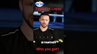 🥊 Taylor vs Lopez Battle of the Former Unified Champs 🥊 #shorts 🔥