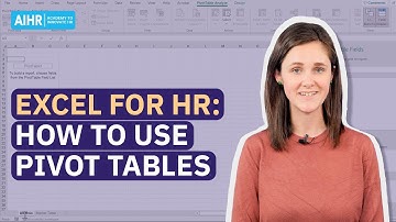 Excel For HR: How to Use Pivot Tables [2025]