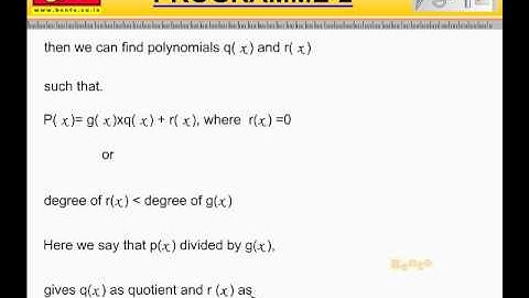 Cbse Class 9 th Maths Score 100 Marks Video   Polynomials in One Variables exercise v2