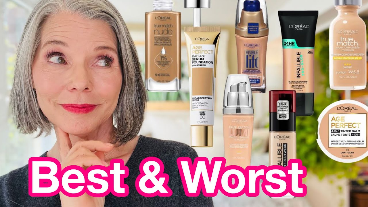 I Tried 8 L'Oreal Foundations so you don't have toRanking Best & Worst  for Dry, Mature Skin 