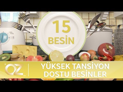 Tansiyon düşüren gıdalar.