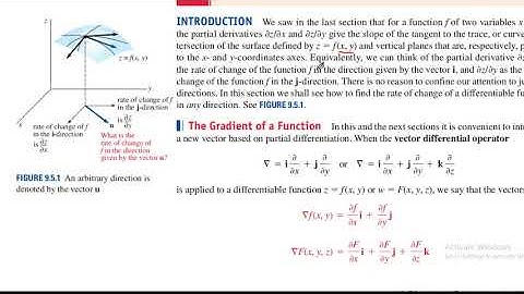 Calicut University-  Sem 3 - Complimentary Mathematics - Partial Derivatives -  Geometry