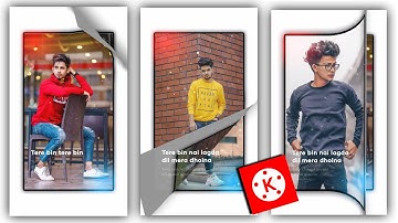 BookWorm Status Video Editing Tutorial || KineMaster Book Page Status Editing In Hindi || WhatsApps