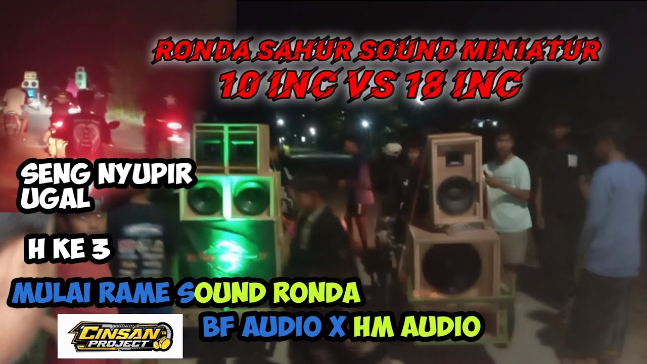 RONDA SAHUR LAMONGAN || FULL SOUND MINIATUR H KE3 MULAI RAME