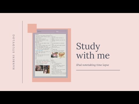*<strong>eng</strong>* SATISFYING NOTE TAKING TIMELAPSE : <strong>iPad</strong> notetaking, study motivation | 공부자극 타임랩스