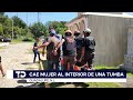 Mujer cae a tumba al visitar a su abuela en panteón de Guadalupe